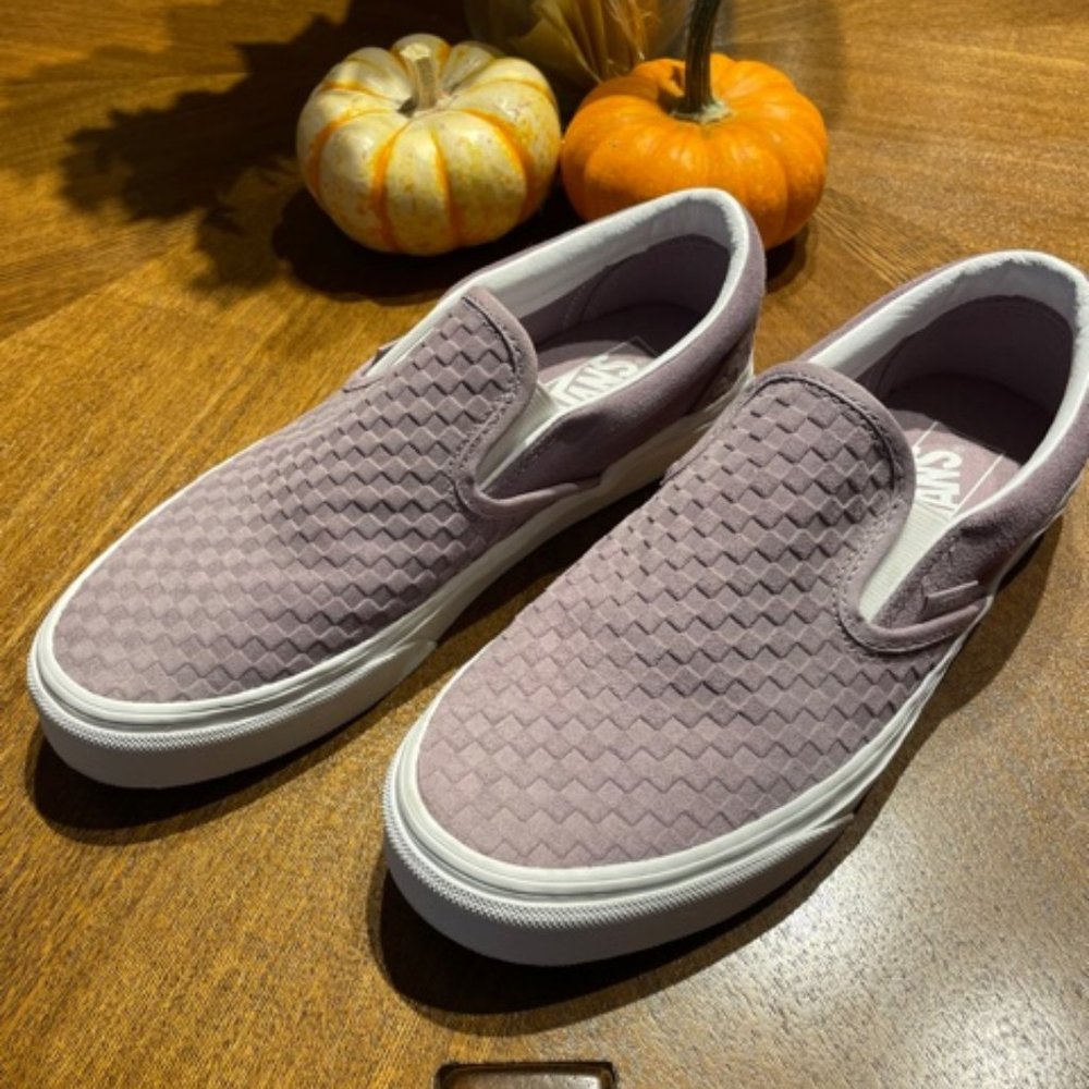 Vans Classic Slip On Purple Suede